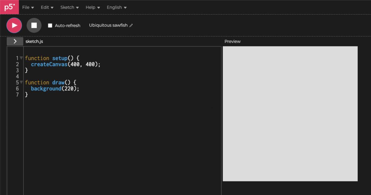 p5.js Web Editor